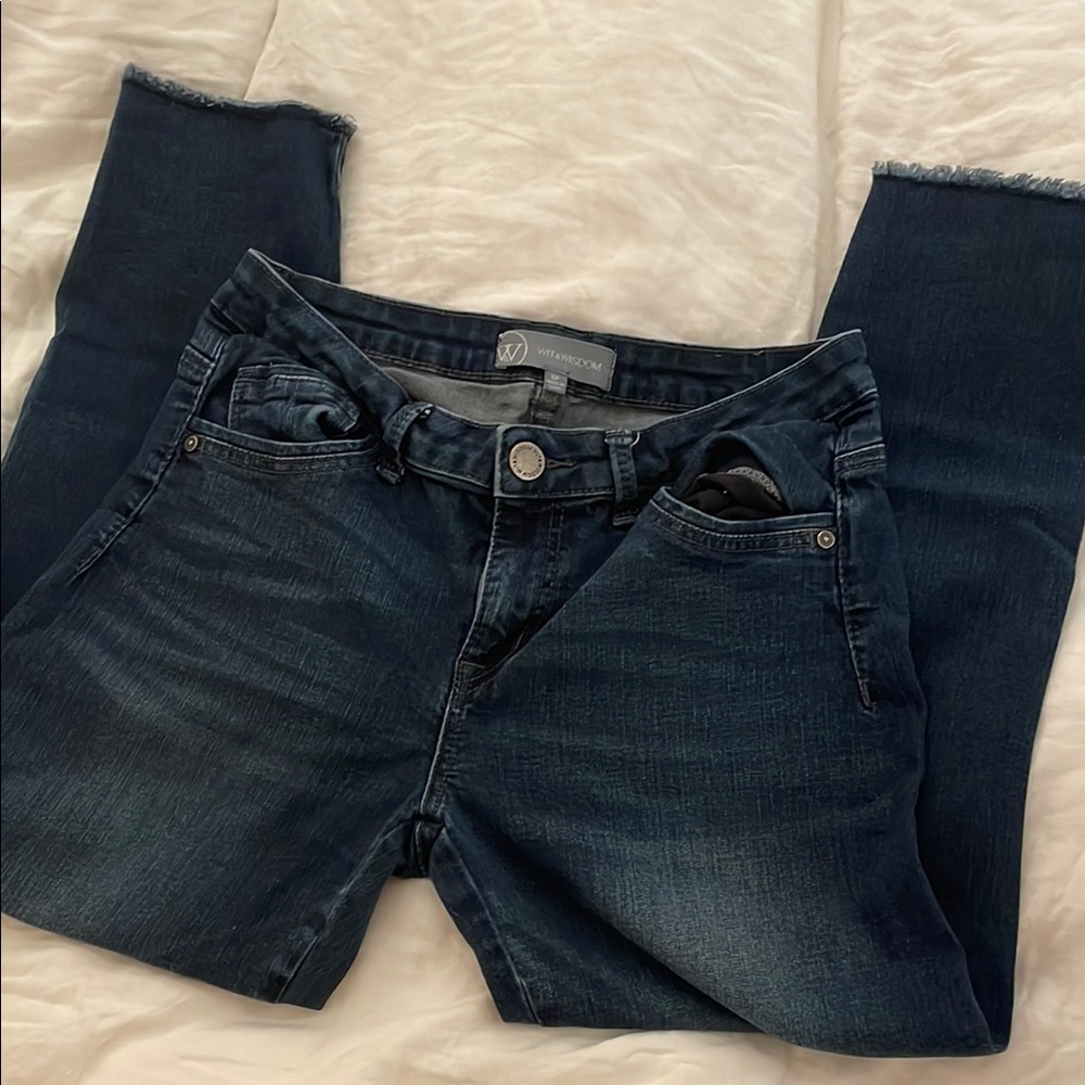 Wit & Wisdom Blue Skinny Jeans with Modern Fit